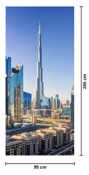 Fototapeta na dvere - Dubajské ráno (95x205cm)