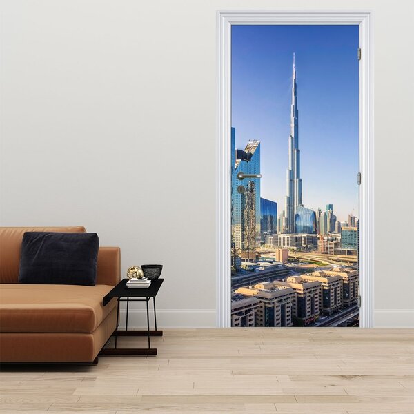 Fototapeta na dvere - Dubajské ráno (95x205cm)