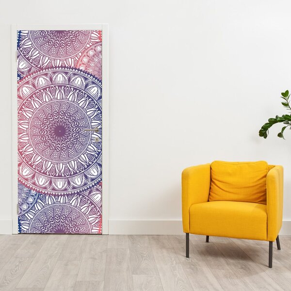 Fototapeta na dvere - Mandaly (95x205cm)