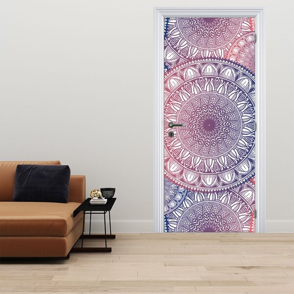 Fototapeta na dvere - Mandaly (95x205cm)