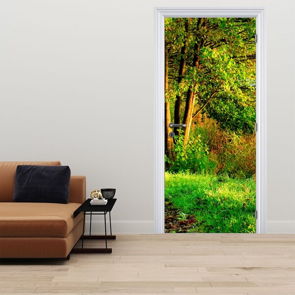 Fototapeta na dvere - Chodník pozdĺž vody (95x205cm)