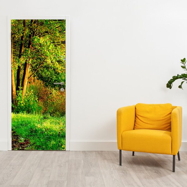 Fototapeta na dvere - Chodník pozdĺž vody (95x205cm)