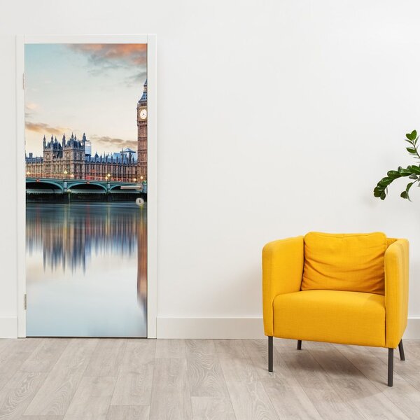 Fototapeta na dvere - Londýnsky Houses of Parliament (95x205cm)