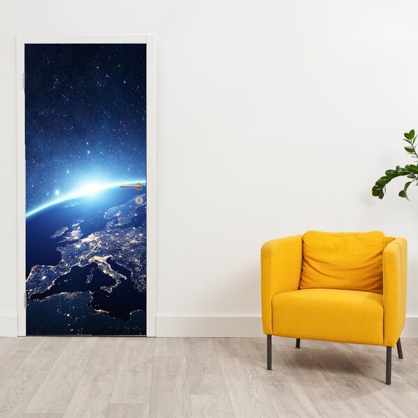 Fototapeta na dvere - Planéta Zem (95x205cm)