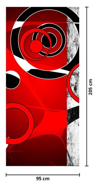 Fototapeta na dvere - Abstrakcia (95x205cm)