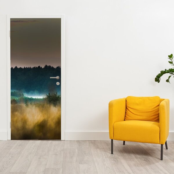 Fototapeta na dvere - Horská krajina (95x205cm)
