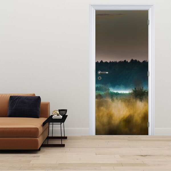 Fototapeta na dvere - Horská krajina (95x205cm)