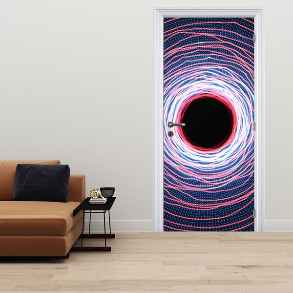 Fototapeta na dvere - Abstrakcia kruhu (95x205cm)