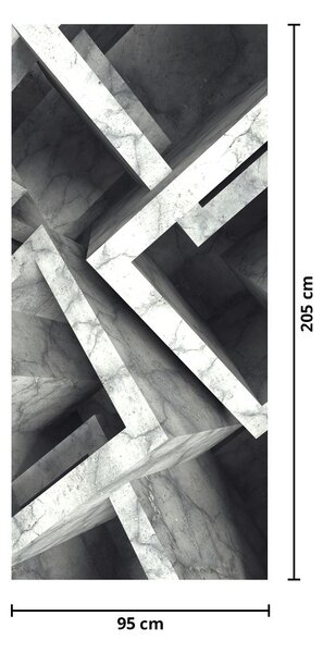 Fototapeta na dvere - Abstrakcia kocky (95x205cm)