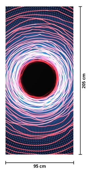 Fototapeta na dvere - Abstrakcia kruhu (95x205cm)