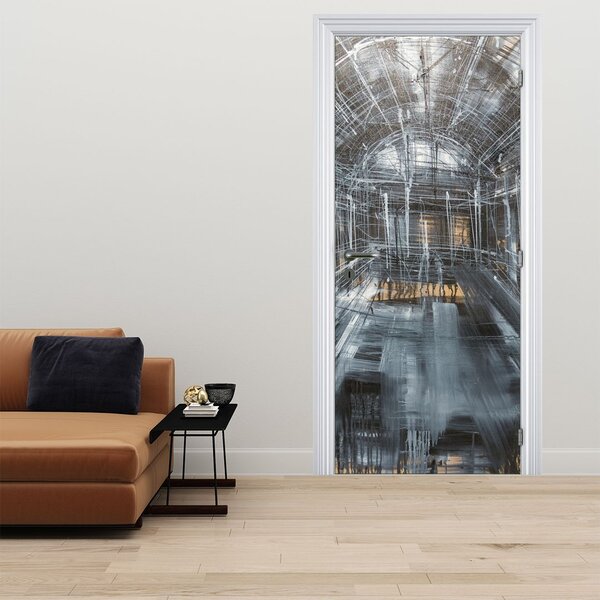 Fototapeta na dvere - Interiér starej budovy (95x205cm)