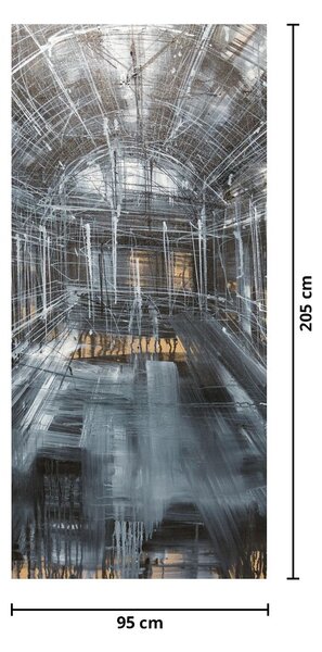 Fototapeta na dvere - Interiér starej budovy (95x205cm)