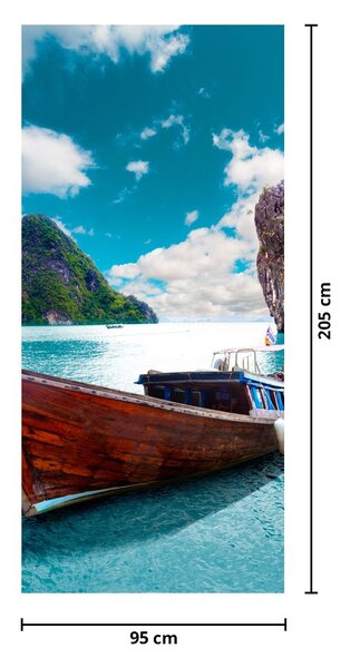 Fototapeta na dvere - Raj na zemi (95x205cm)