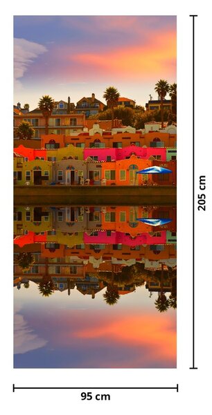 Fototapeta na dvere - Miesto na letné kúpanie (95x205cm)