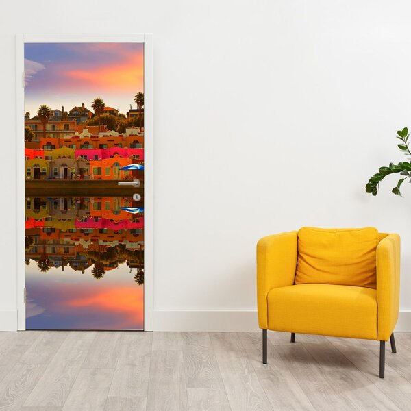 Fototapeta na dvere - Miesto na letné kúpanie (95x205cm)