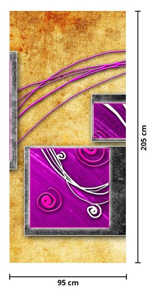 Fototapeta na dvere - Abstrakcia (95x205cm)