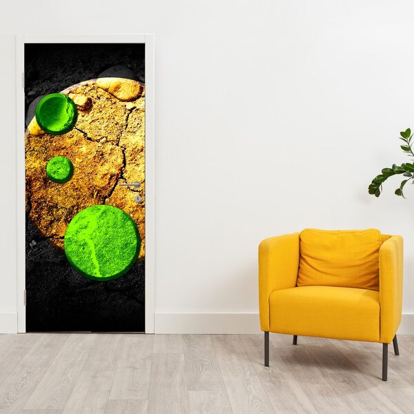 Fototapeta na dvere - Abstrakcia gulí (95x205cm)