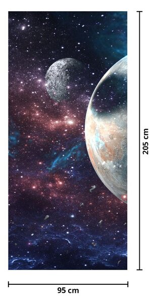 Fototapeta na dvere - Vesmír (95x205cm)