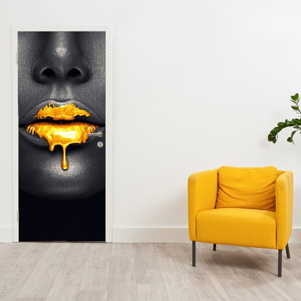 Fototapeta na dvere - Pery ženy (95x205cm)