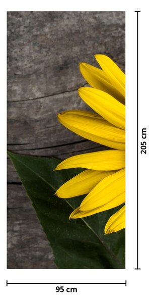 Fototapeta na dvere - Kvet slnečnice (95x205cm)
