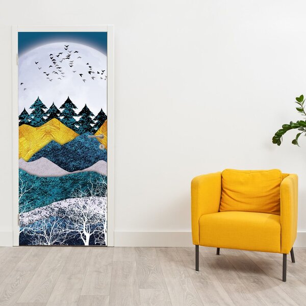 Fototapeta na dvere - Polárna krajina (95x205cm)