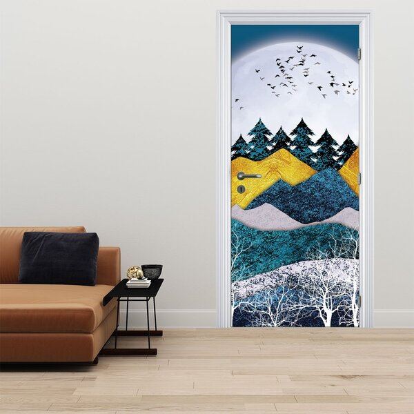 Fototapeta na dvere - Polárna krajina (95x205cm)