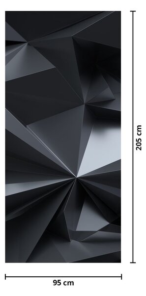 Fototapeta na dvere - Geometrická abstrakcia (95x205cm)