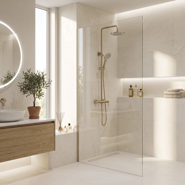 Sprchový set Rea Foss Clif Brush Gold