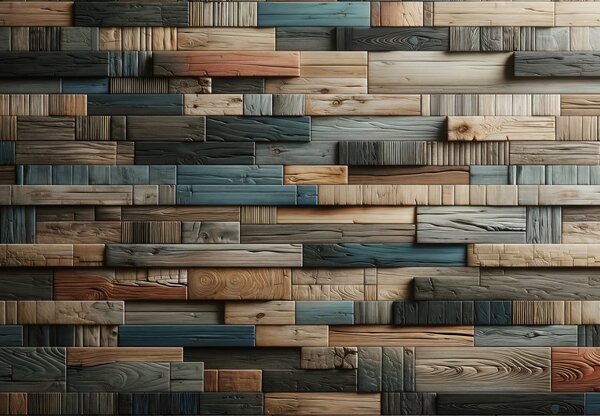 Fototapeta - Drevená stena (147x102 cm)