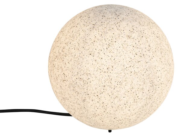 Moderná vonkajšia lampa sivá 25 cm IP65 - Nura