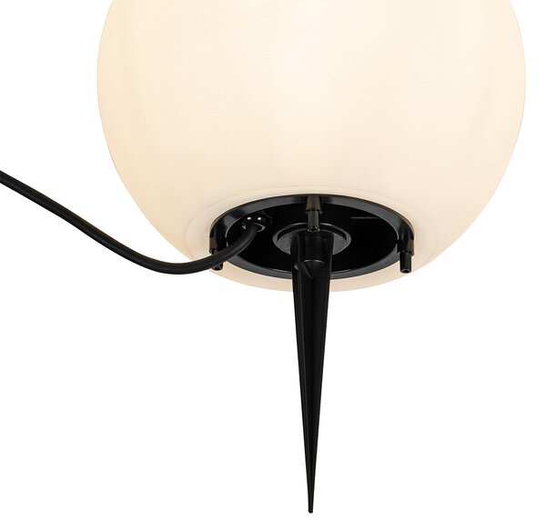 Inteligentná vonkajšia lampa biela 25 cm IP65 vrátane WiFi A60 - Nura