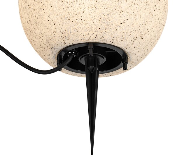 Inteligentná vonkajšia lampa sivá 25 cm IP65 vrátane WiFi A60 - Nura