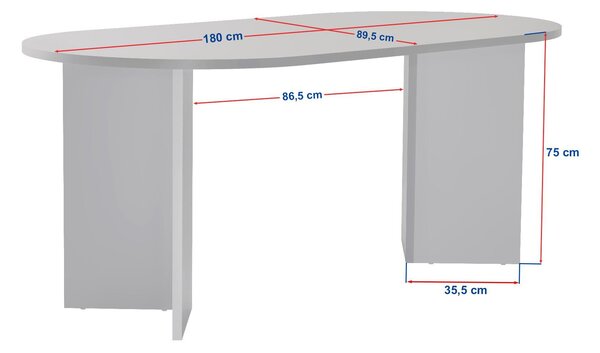NovýNábytok.sk Jedálenský stôl (pre 8 osôb) Sabatina (travertín + orech). Akcia -10%. Vlastná spoľahlivá doprava až k Vám domov. 1153676