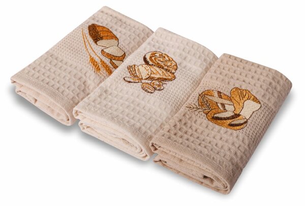 Utierky vaflové na riad Bread set 3 ks EMI