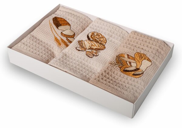 Utierky vaflové na riad Bread set 3 ks EMI
