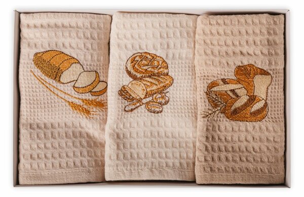 Utierky vaflové na riad Bread set 3 ks EMI