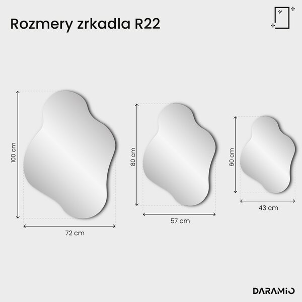 Zrkadlo Pure R22