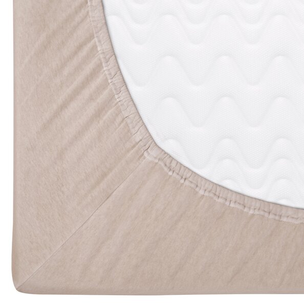DETSKÉ JERSEY PRESTIERADLO 018 60X120 CM BÉŽOVÉ