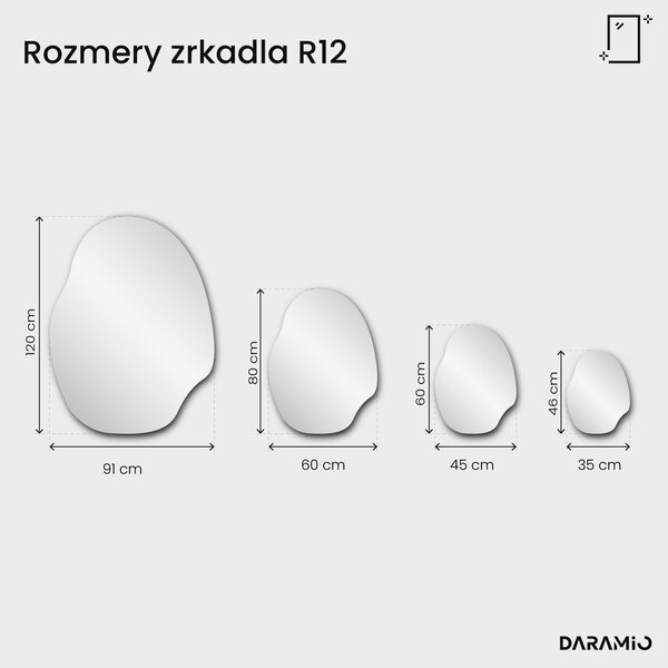 Zrkadlo Pure R12