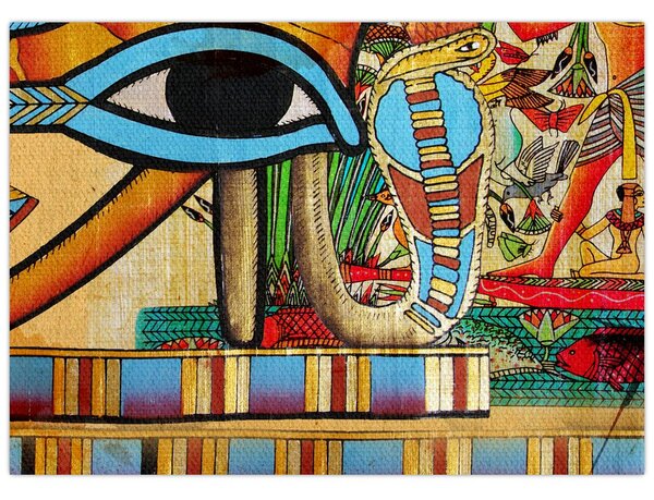 Obraz s egyptskými motívmi (70x50 cm)