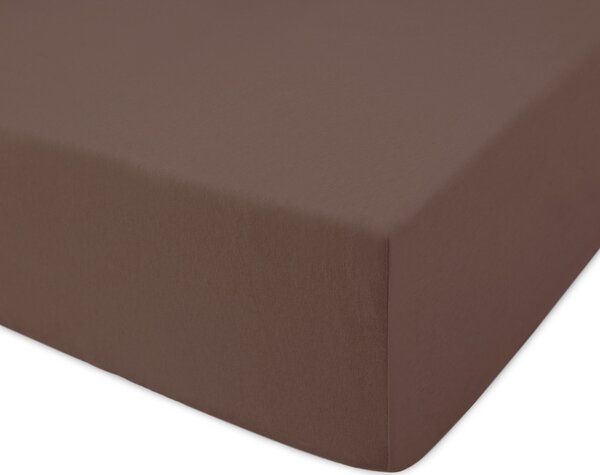 JERSEY PRESTIERADLO 030 90X200 CM HNEDÉ