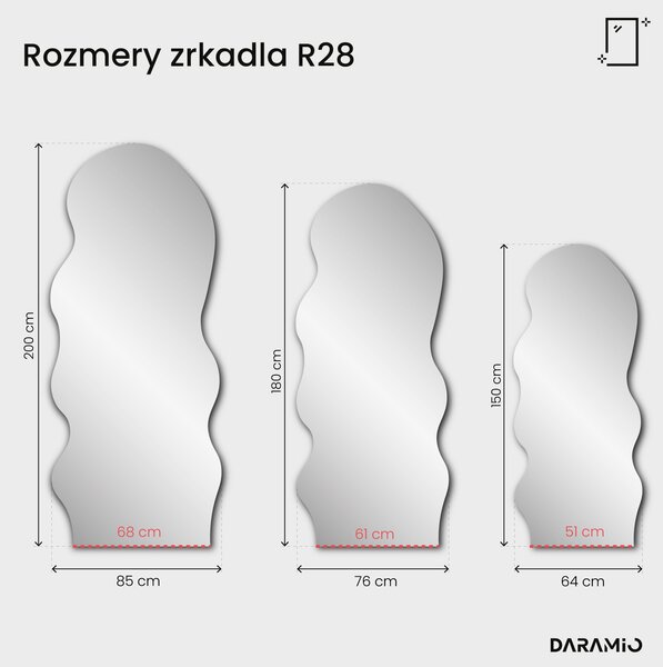 Zrkadlo Pure R28