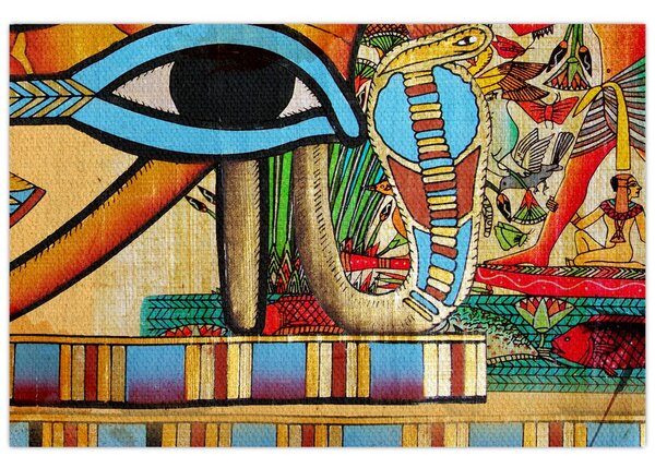 Obraz s egyptskými motívmi (90x60 cm)