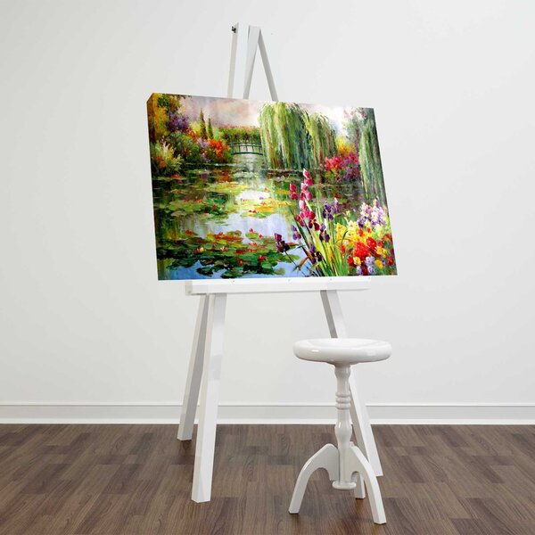 ASIR Obraz na plátne KVETINOVÉ JAZERO 45 cm