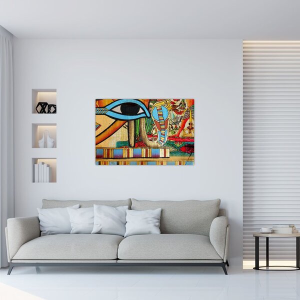 Obraz s egyptskými motívmi (90x60 cm)