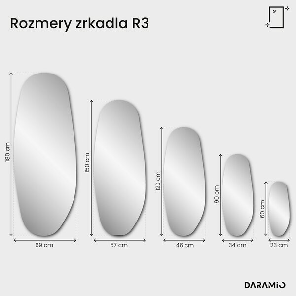 Zrkadlo Pure R3