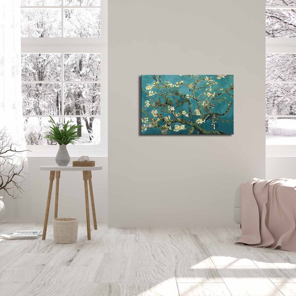 ASIR Obraz na plátne reprodukcia ALMOND BLOSSOM V. V. GOGH 45 cm