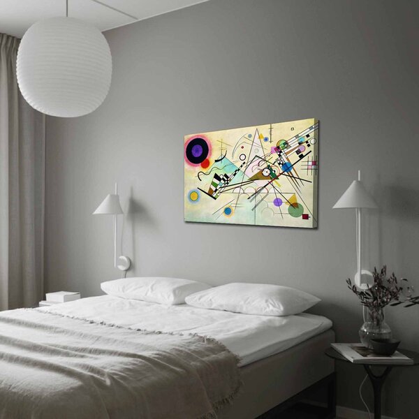 ASIR Obraz na plátne reprodukcia KOMPOZÍCIA 8 W.KADINSKY 70 cm
