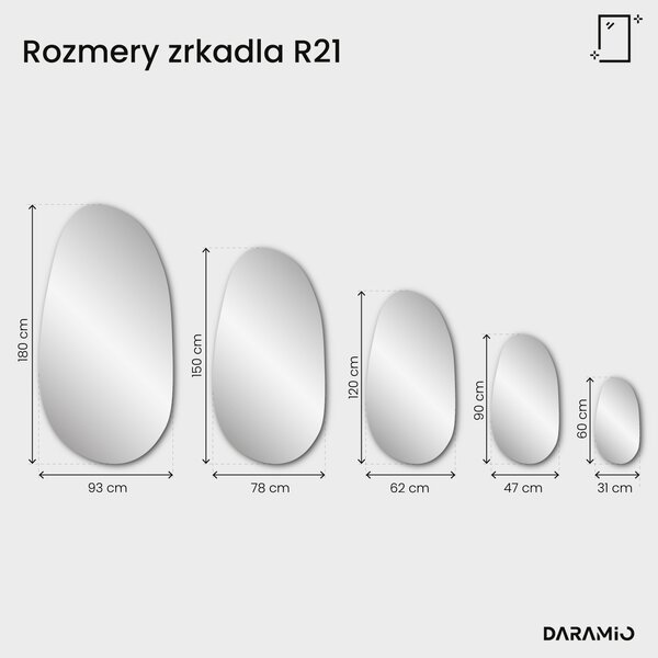 Zrkadlo Pure R21