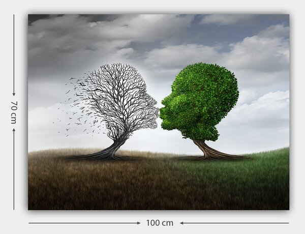 ASIR Obraz na plátne LOVING TREES 70 cm plátno